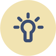 bright lightbulb icon